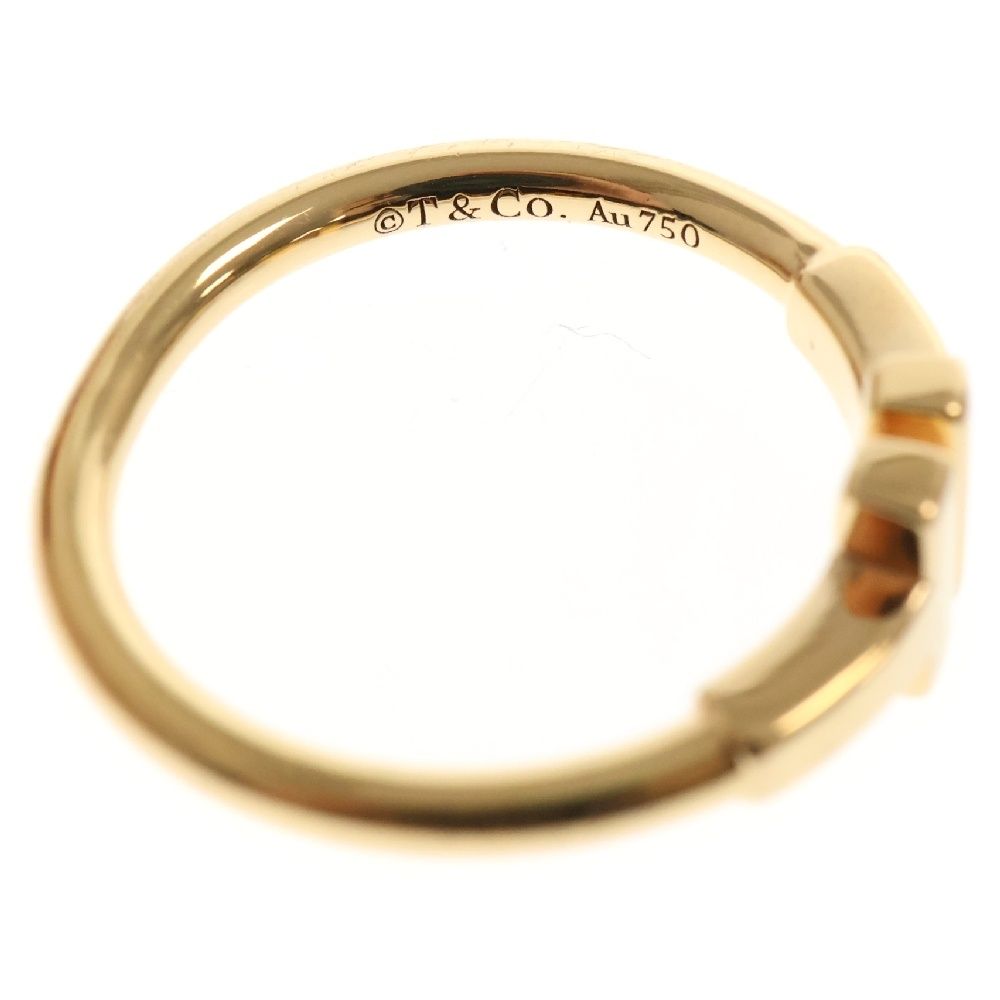 BVLGARI (ブルガリ) Tワイヤー リング Au750 K18 YG イエローゴールド  