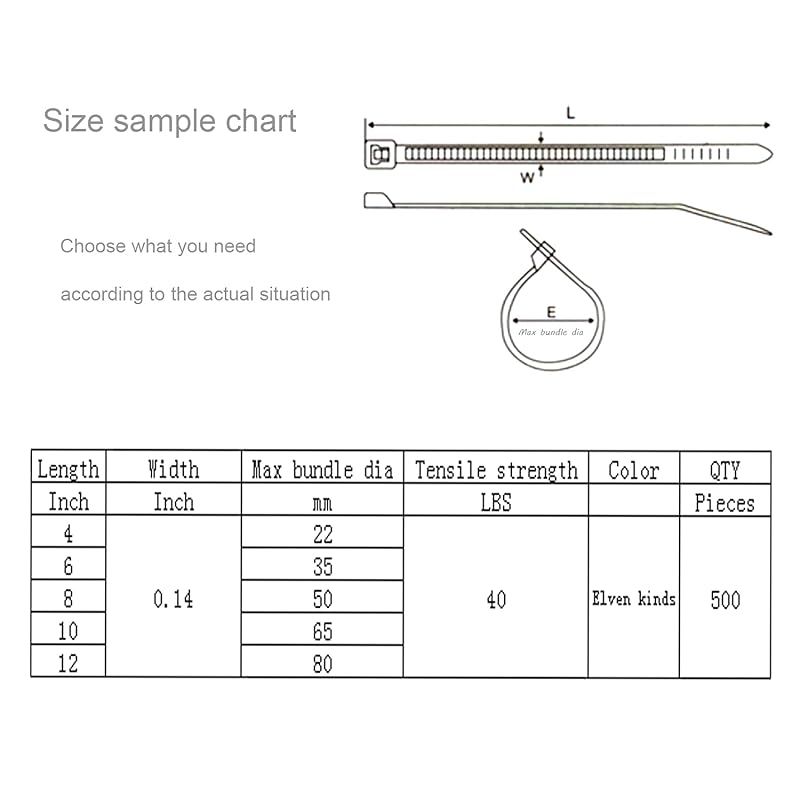 XINGO ナイロンケーブルジップタイ