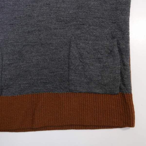 16AW 16FW FUMIKA UCHIDA フミカ ウチダ JAQUARED 2TONE SWEATER 配色切り替え ウール 長袖 ジャガード ニット セーター CHARCOAL 36 16AW 16FW FUMIKA UCHIDA フミカ ウチダ JAQUARED 2TONE SWEATER