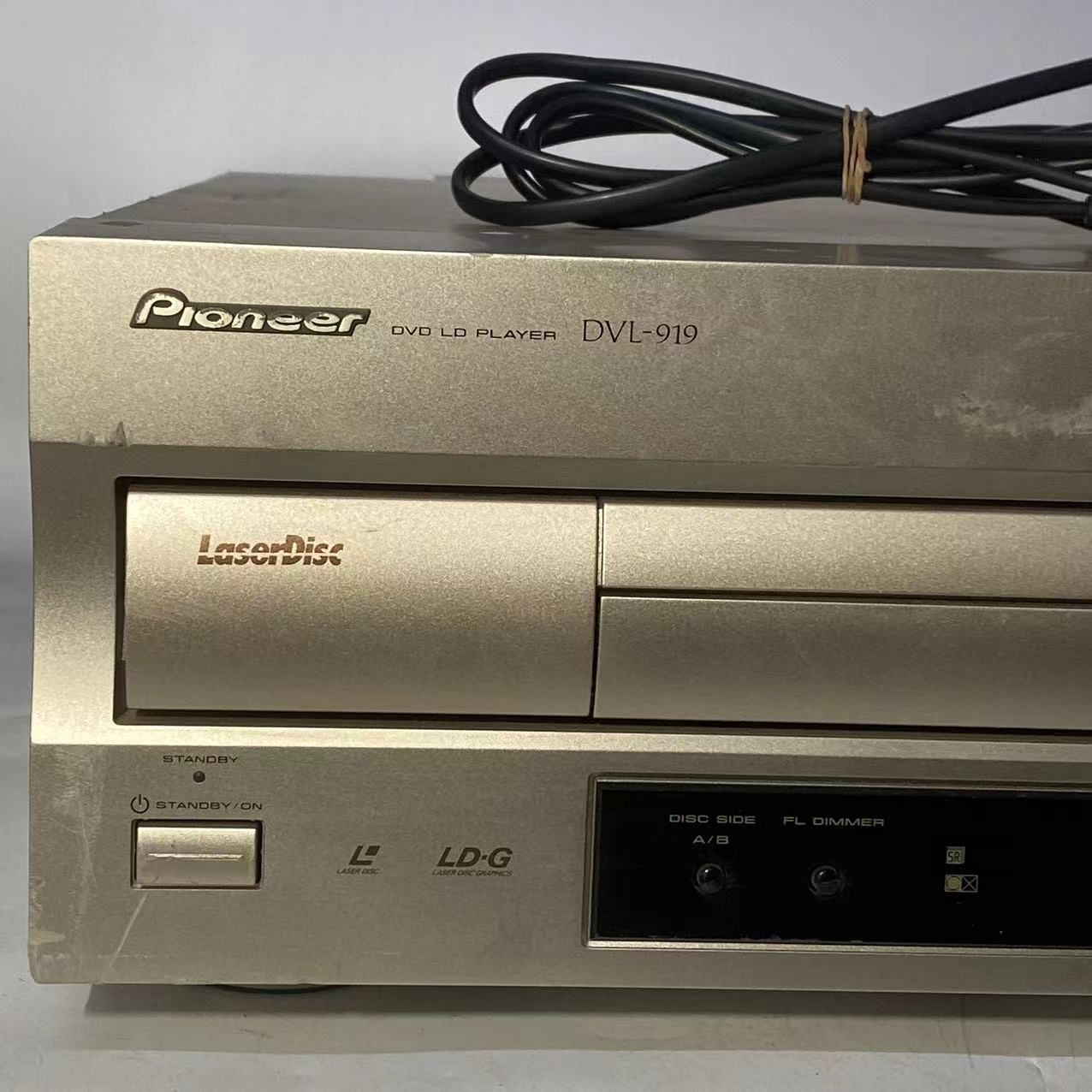 Pioneer パイオニア DVD LDプレーヤー DVL-919 リモコン 説明書付 DVL