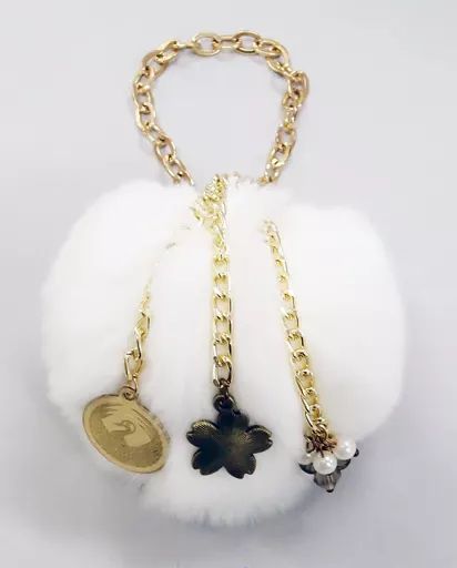 中古】ストラップ(キャラクター) 鶴丸国永 毛玉ストラップ 「刀剣乱舞 