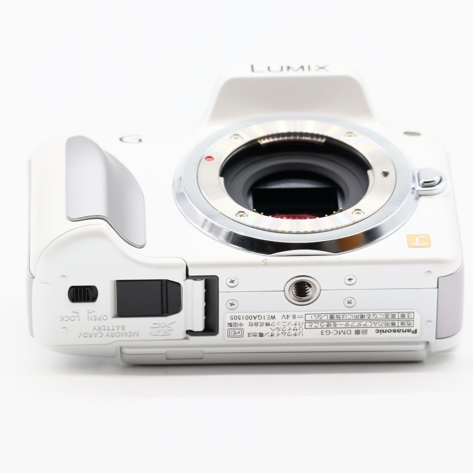 □極上品□ PANASONIC LUMIX G3 シェルホワイト DMC-G3W 903009 - メルカリ 