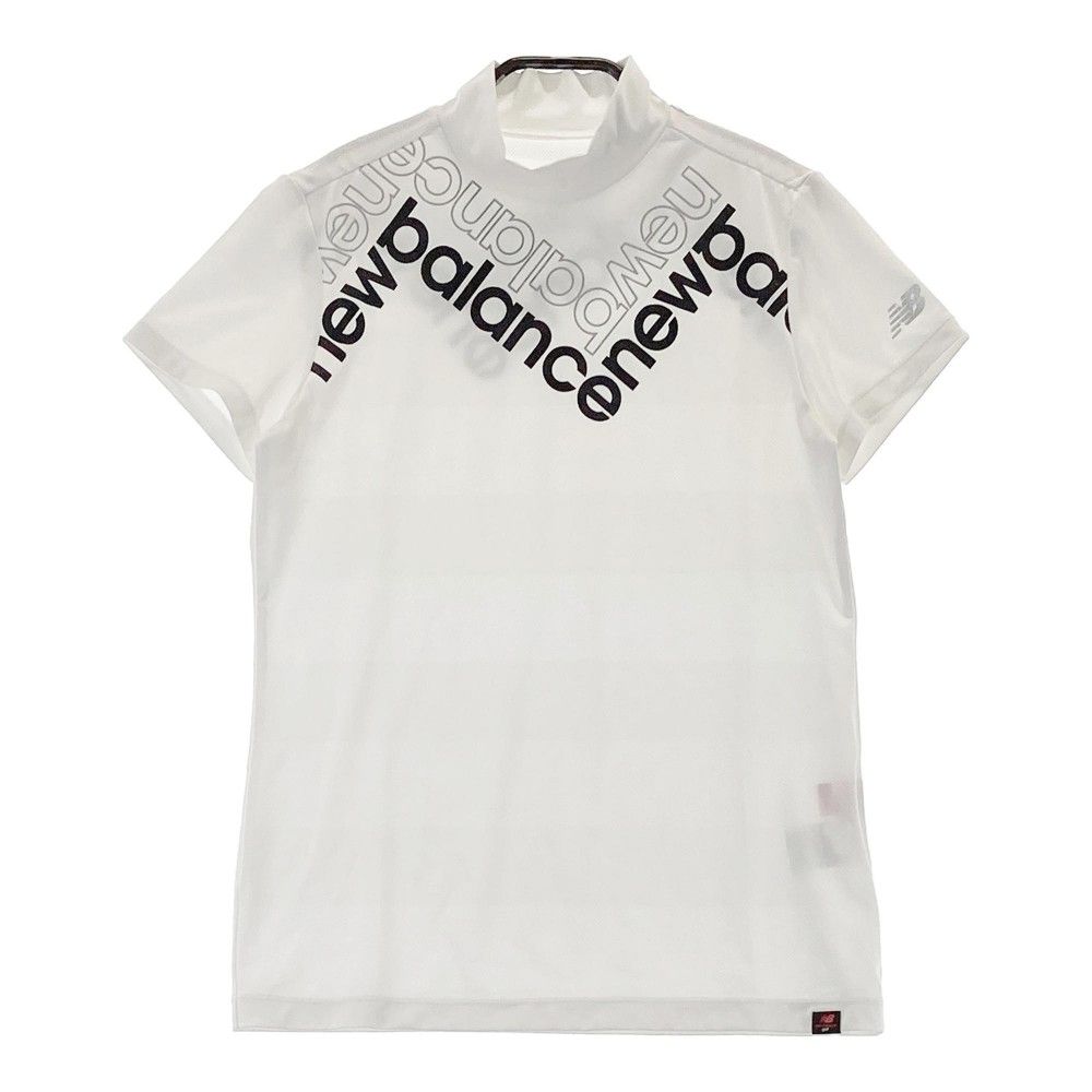 サイズ：1 NEW BALANCE GOLF ニューバランス  モックネック 半袖 Tシャツ  ホワイト系 [240101382057]# ゴルフウェア レディース ストスト