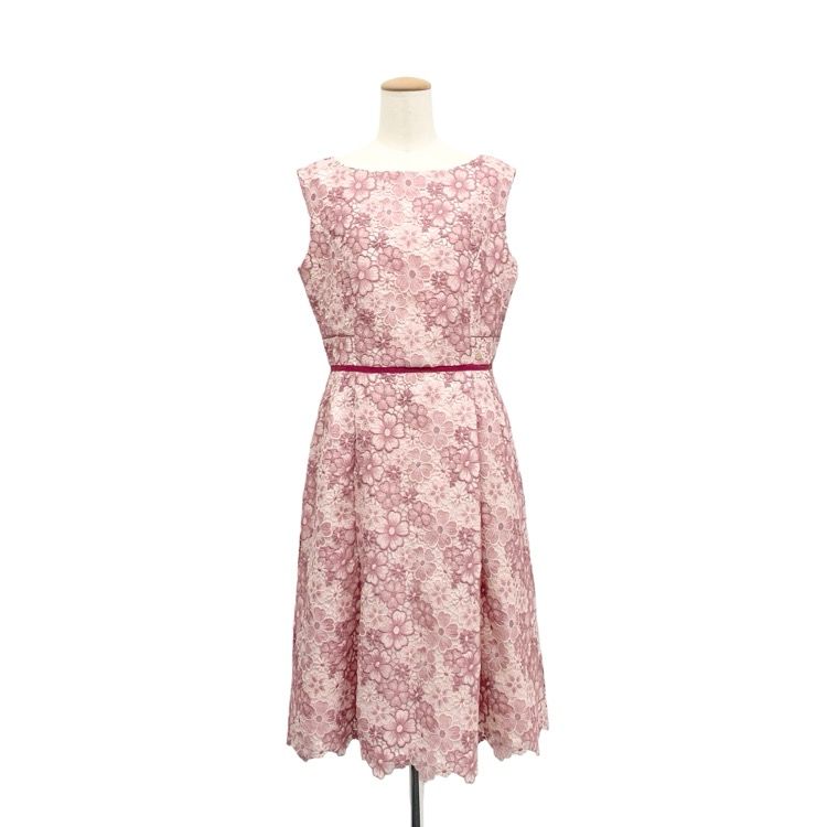TOCCA トッカ JULIAN DRESS ドレス レース刺繍ワンピース ピンク 4 OPTOIW0620