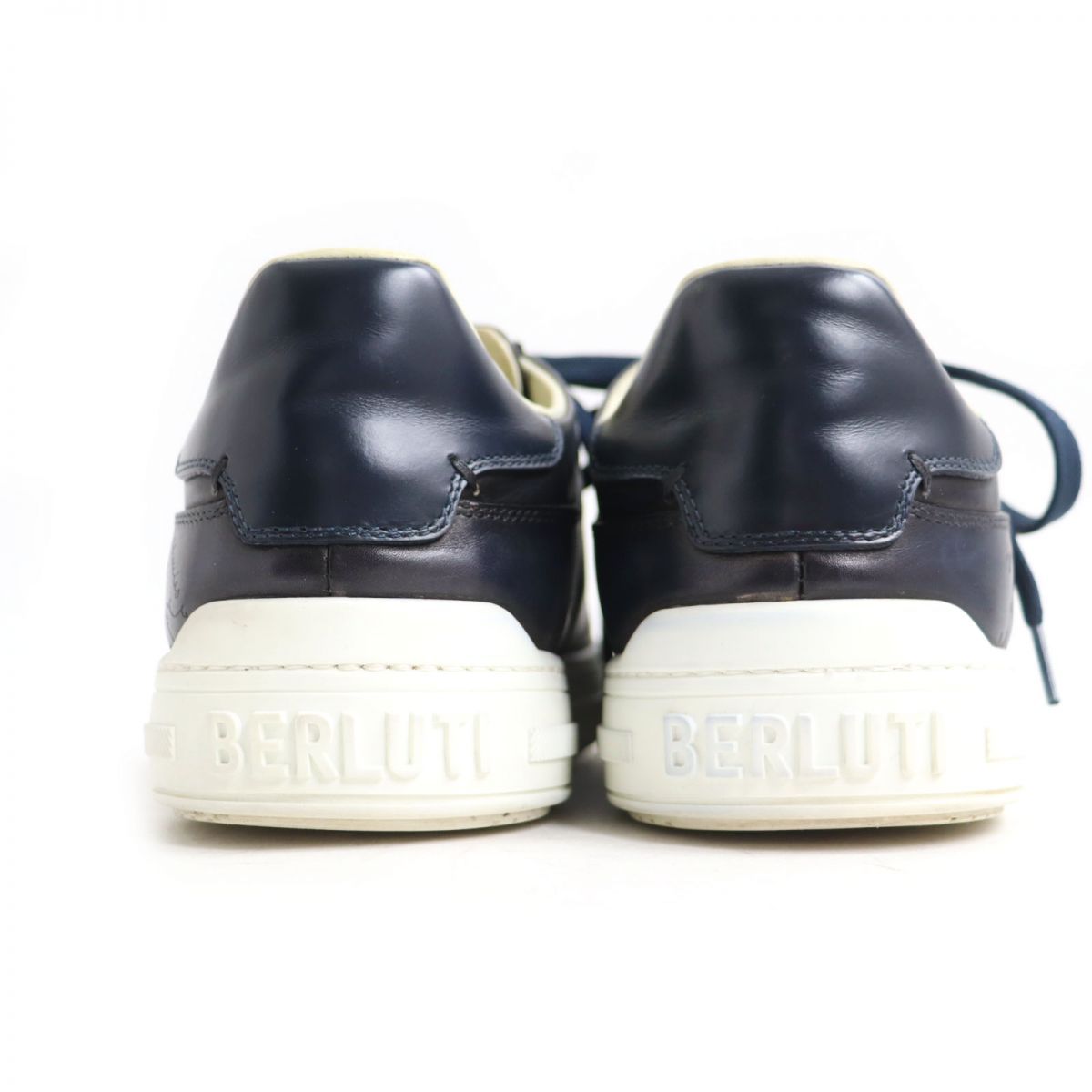 BERLUTI プレイフィールド カリグラフィ レザー スニーカー 8.5 