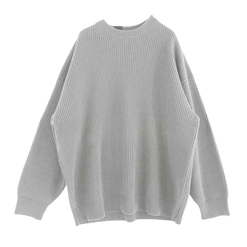 N.HOOLYWOOD エヌハリウッド 2242-KT04-030 CREW NECK KNIT クルー ネック ニット グレー グレー系 38
