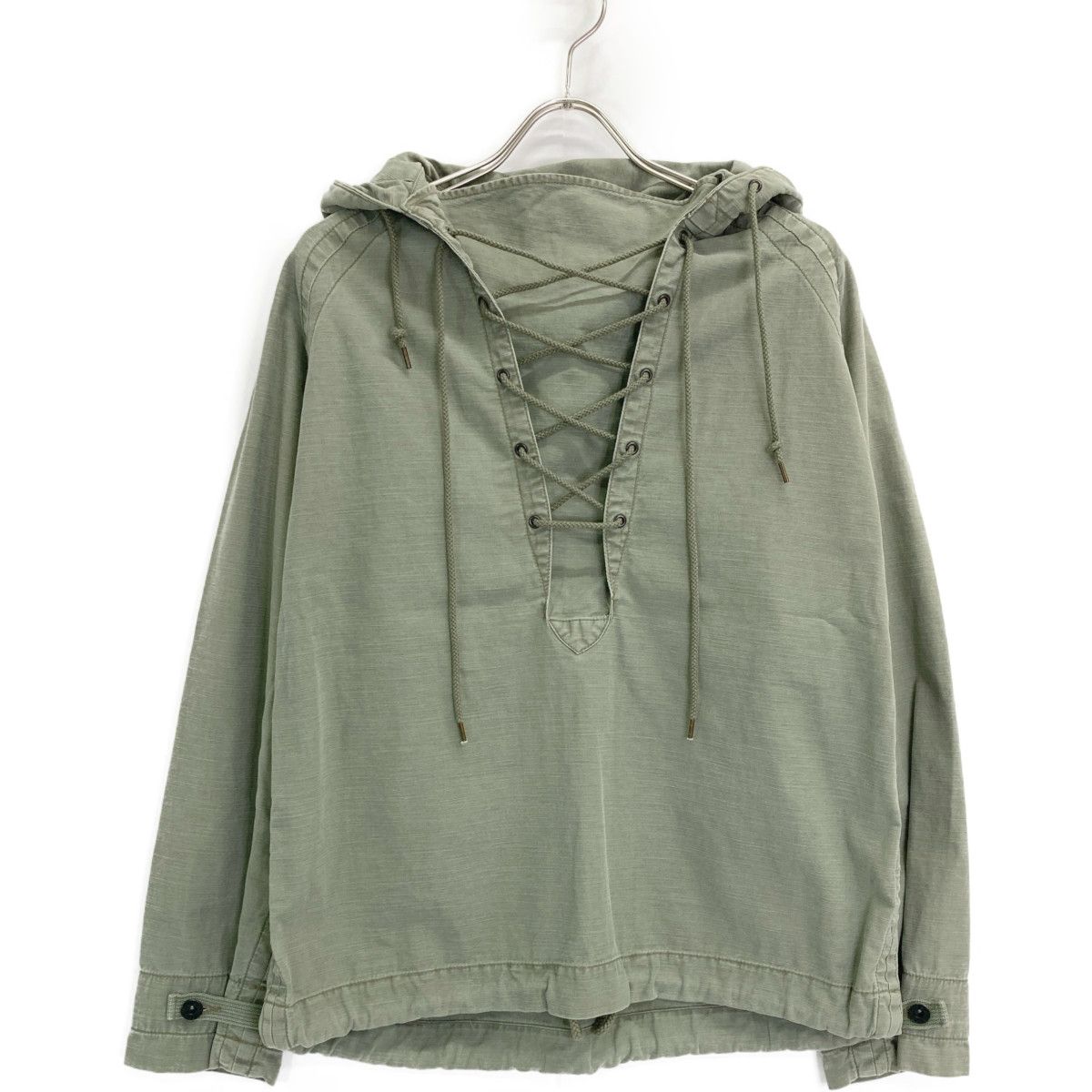 MADISON BLUE マディソンブルー カーキ BACK SATIN DECK HOODIE