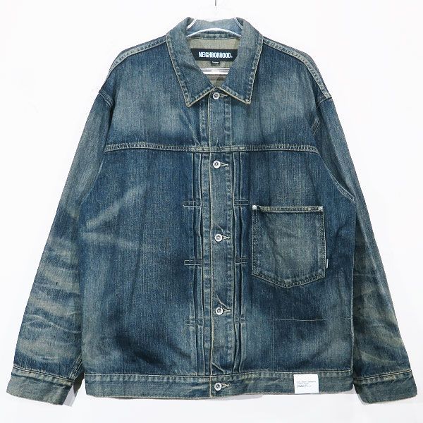 NEIGHBORHOOD ネイバーフッド 23AW SAVAGE DENIM TYPE-1 JACKET 232XBNH-JKM01 サベージ デニム  タイプ1 ジャケット インディゴ アウター Gジャン - メルカリ