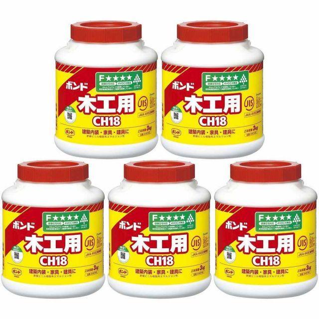 コニシ ボンド木工用 ＣＨ１８ ３ｋｇ ポリ缶 ＃４０１４０ 5個セット