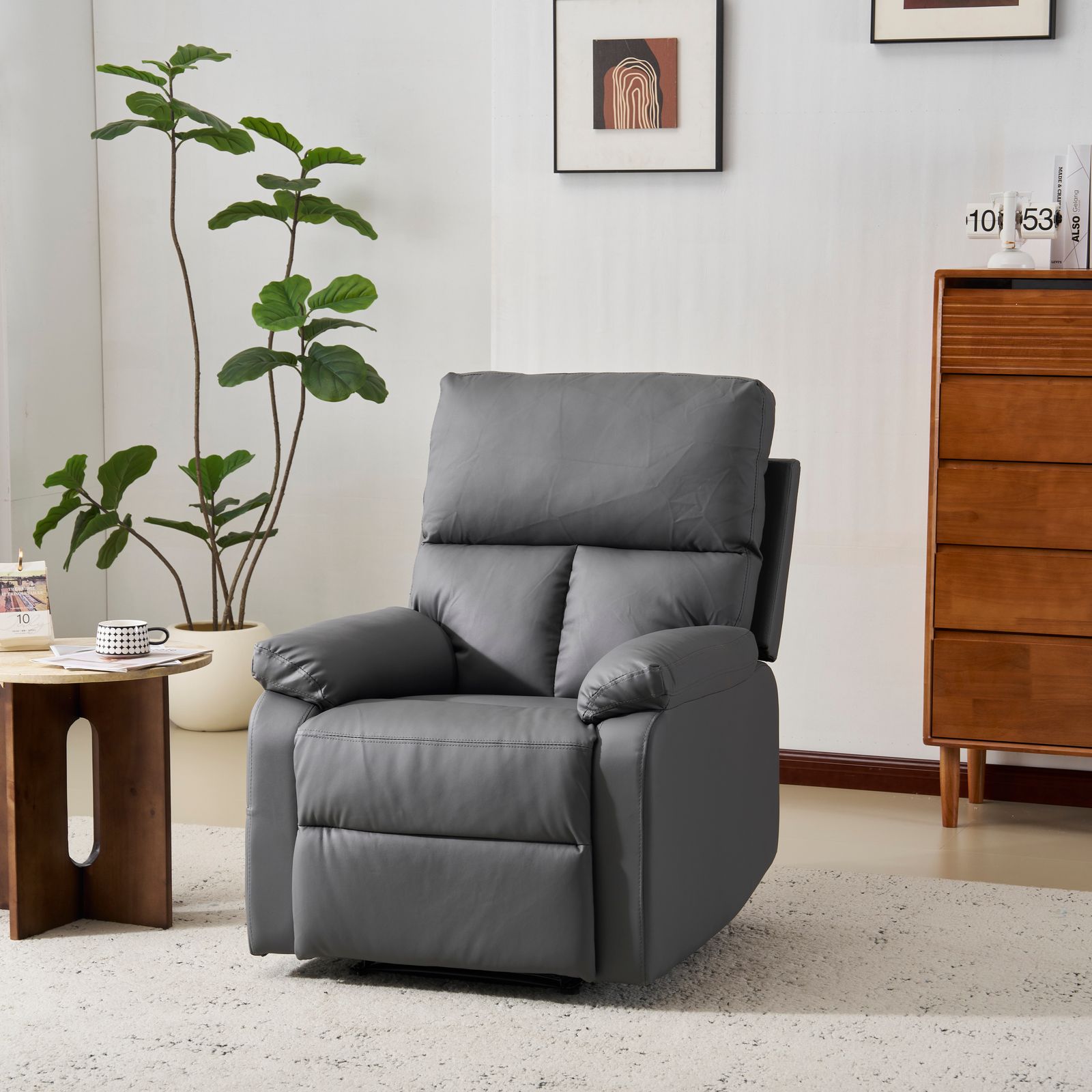 リクライニング 1人掛けソファ ライトコーヒー リクライニング 1人掛けソファ ライトコーヒー ソファ リクライニング