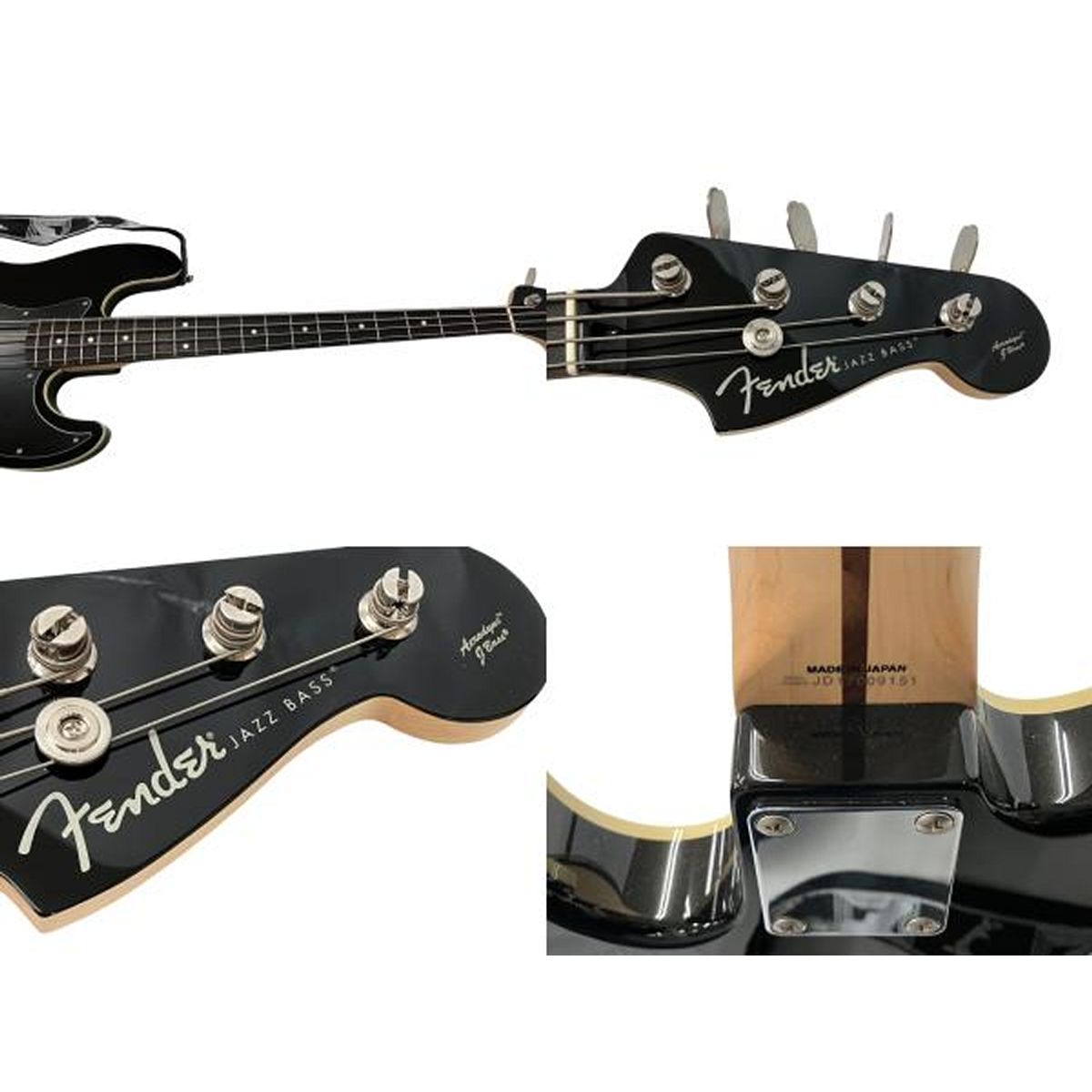 Fender Japan Exclusive Aerodyne Jazz Bass Black フェンダー