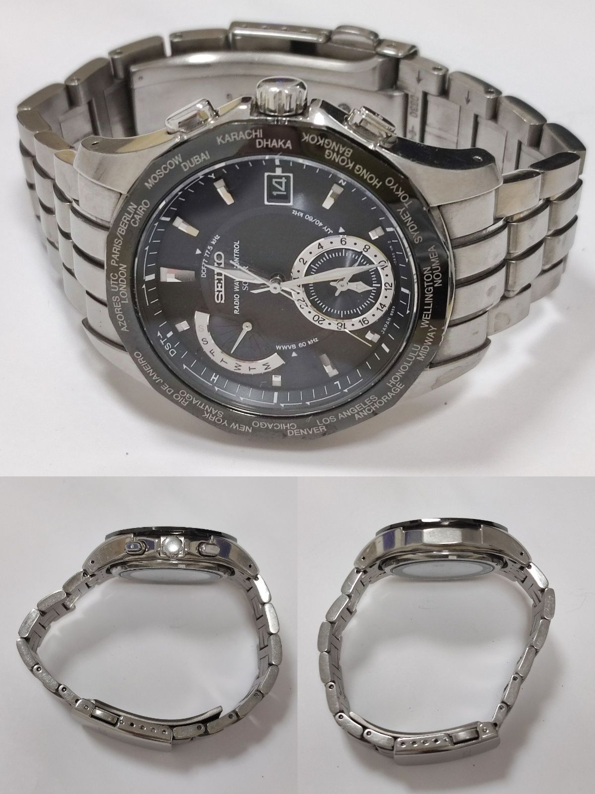 SEIKO セイコー BRIGHTZ ブライツ 8B53-0AA1 チタン 電波
