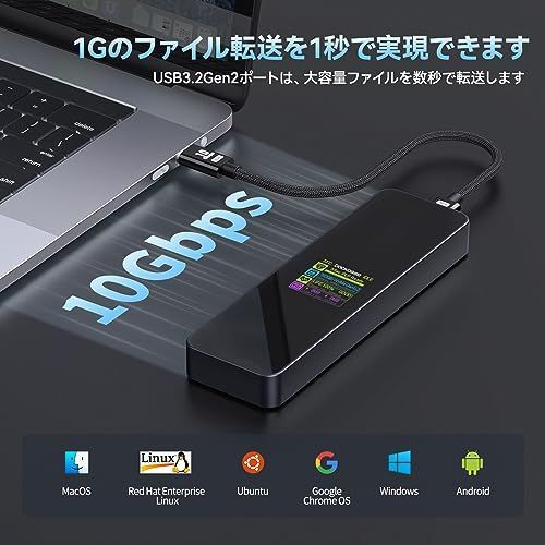 DOCKCASE SSDケース nvme sata 変換 ハードディスクケース USB3.2 Gen2