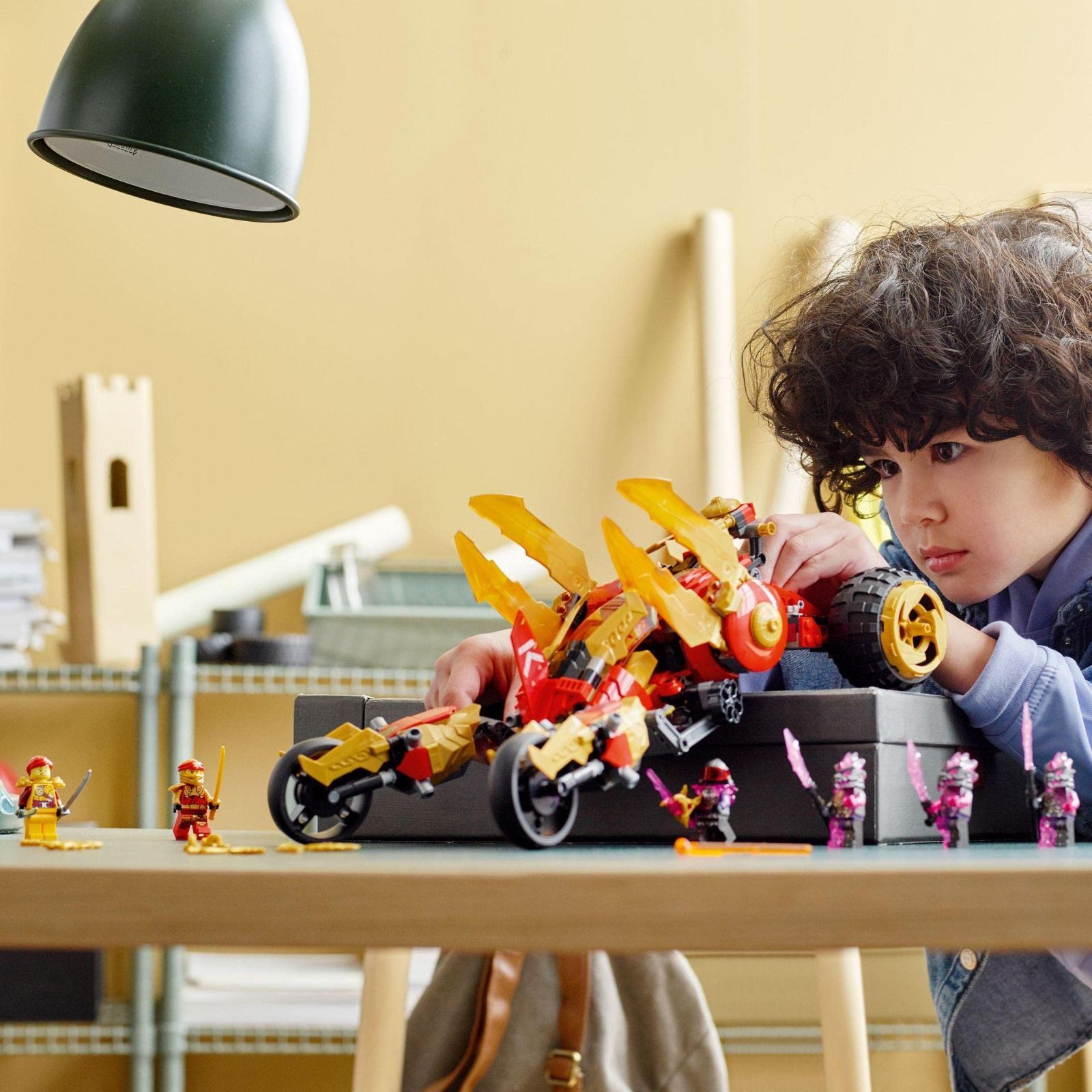 レゴ(LEGO) ニンジャゴー カイのゴールデン・ドラゴンレイダー 71773 おもちゃ ブロック プレゼント 乗り物 のりもの 忍者 にんじゃ  男の子 8歳以上
