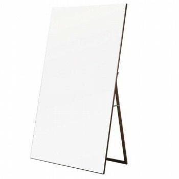 ines アイネス ワイドスタンドミラー幅90cm ブラウン NK-9000