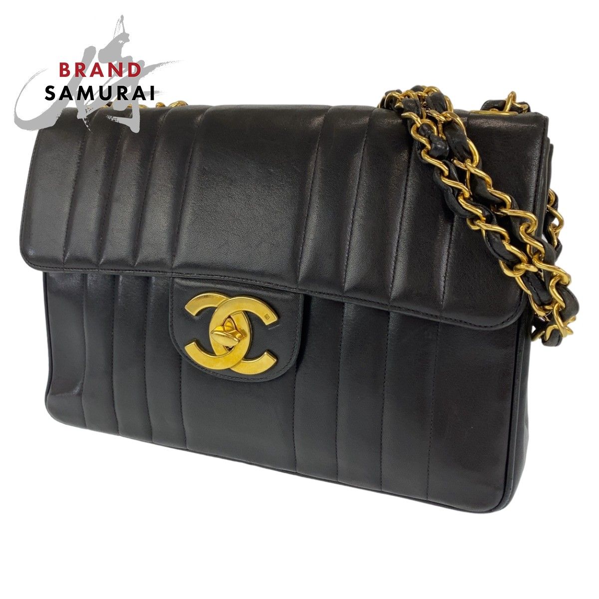 CHANEL シャネル カメリア ココマーク ブラック 黒 シルバー金具 ...