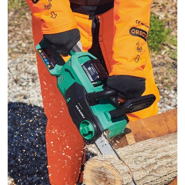 HiKOKI ハイコーキ 36V コードレスチェンソー チェーンソーガイドバー 350mm ダイレクトドライブ 蓄電池1個 CS3635DB XP