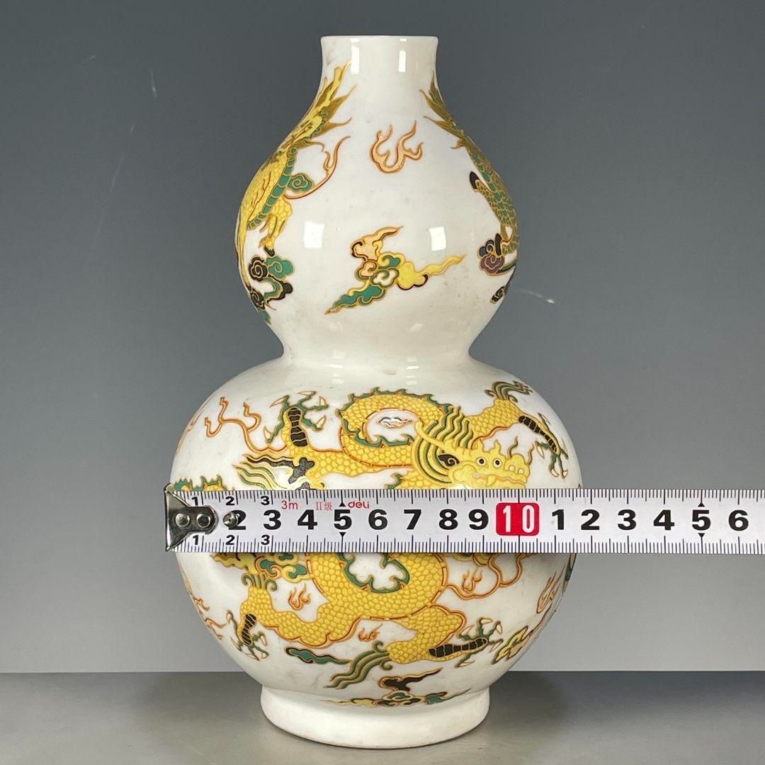中国花瓶景徳鎮 陶磁器 工芸品 美術品 装飾品置物