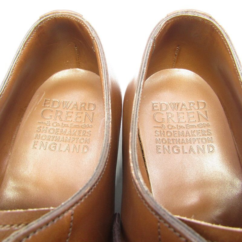 未使用 EDWARD GREEN エドワードグリーン UK7E パンチドキャップ