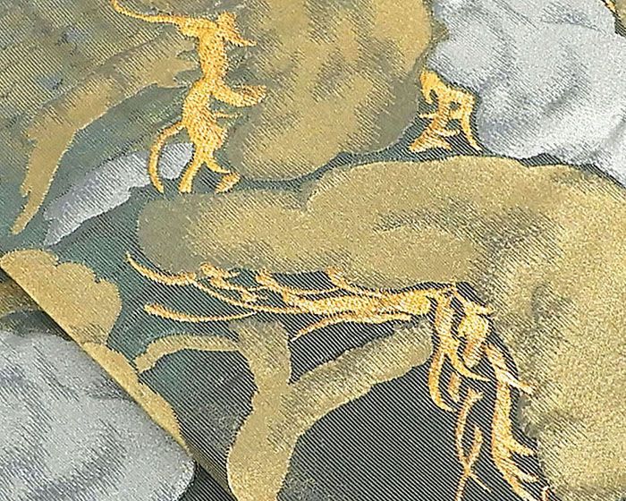 袋帯 正絹 染色作家 草野一騎作 袋帯 美品 リサイクル g0640 - メルカリ