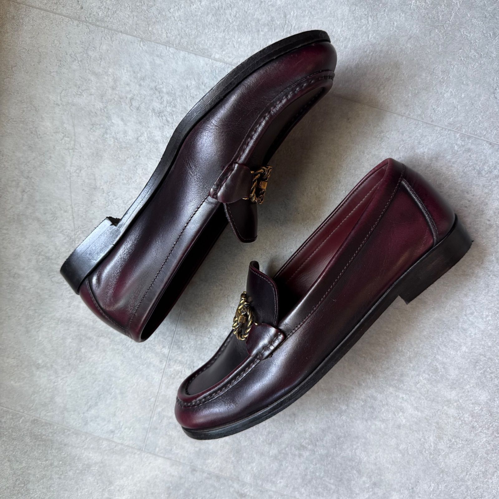 美品　フェラガモ　ビットローファー　ダブルガンチーニ　ラグソール　5 1/2 sfcancun_1.jpg