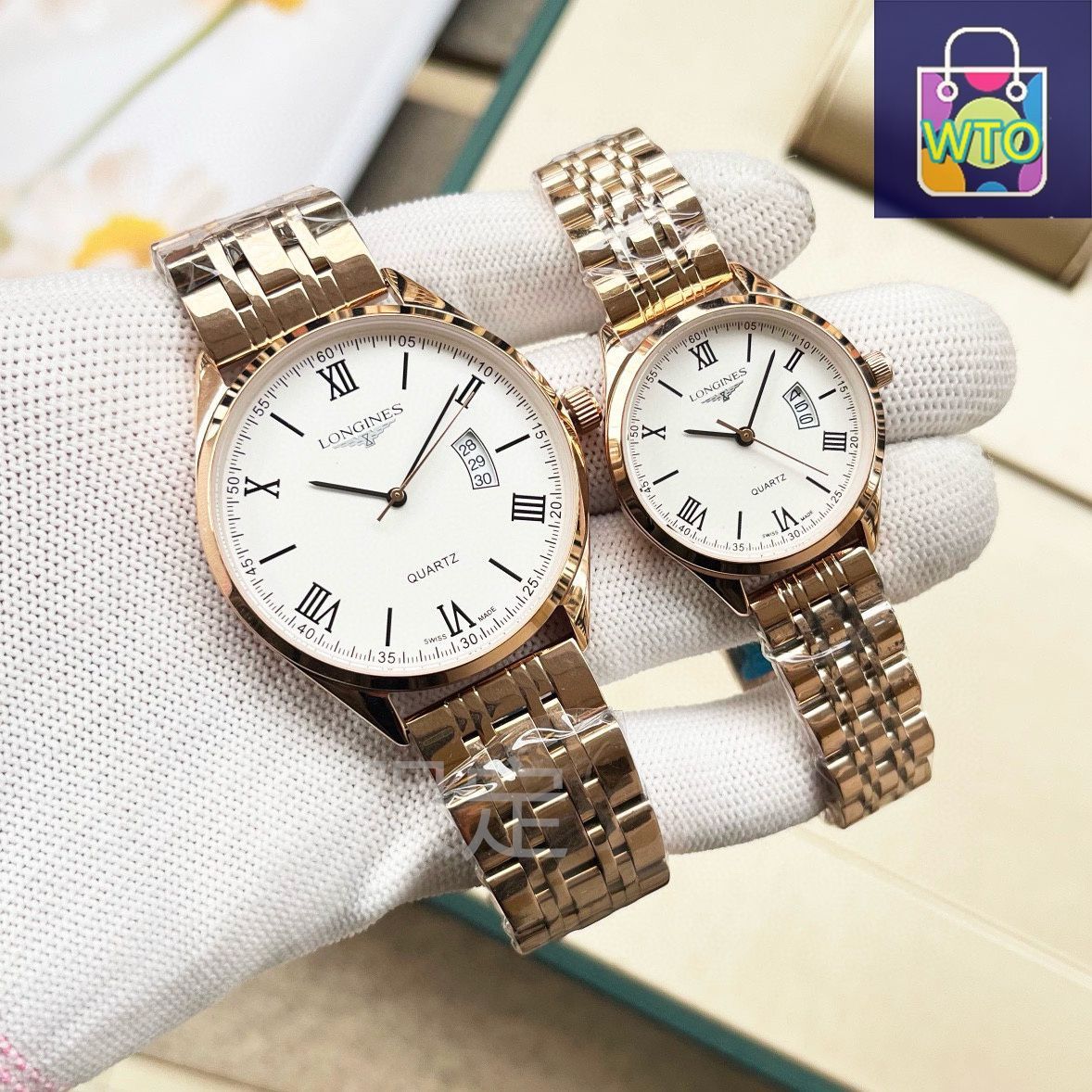 今日特価】Longines ロンジン 精品カップル腕時計 クラシック 3