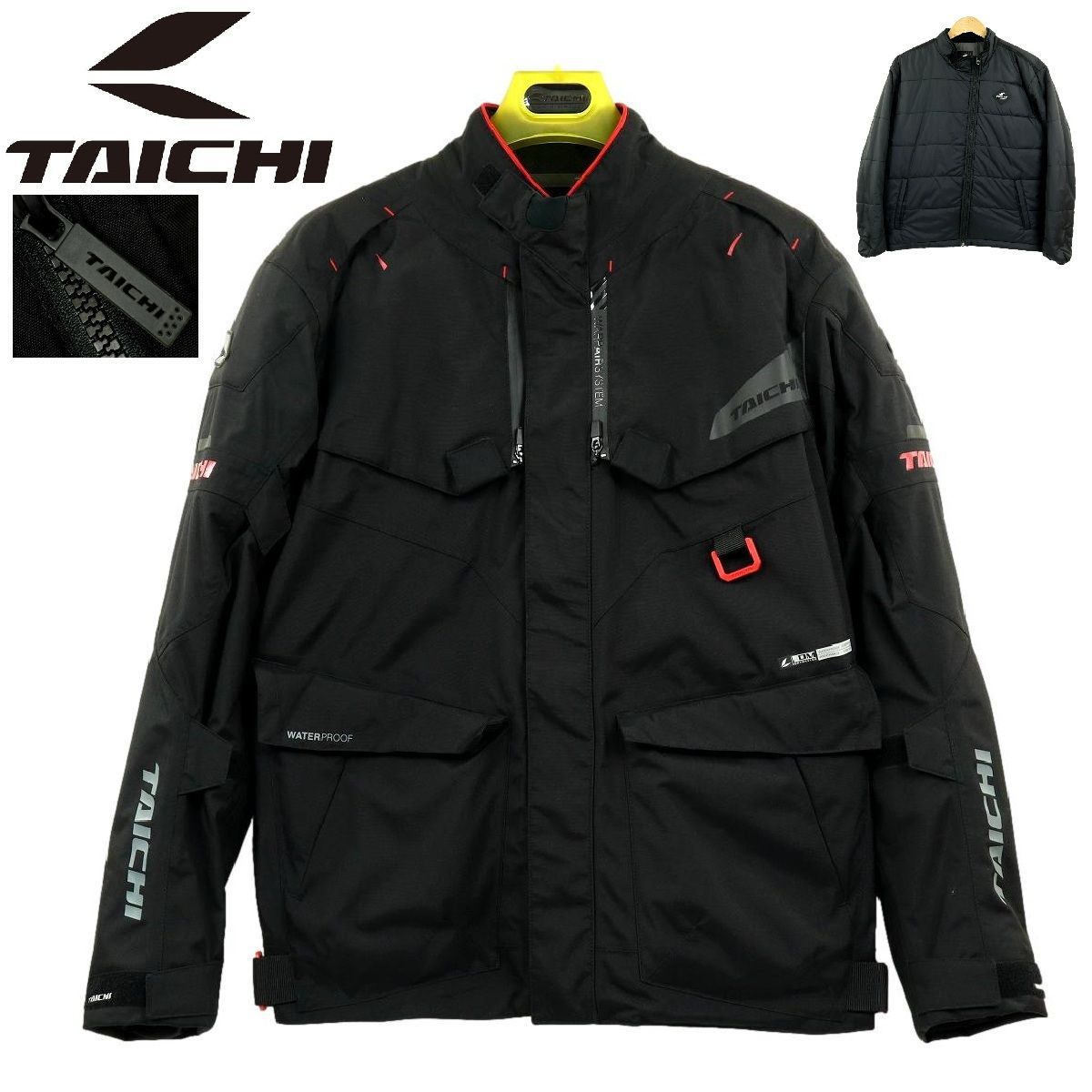 H75 ハンガー付 RS TAICHI アールエスタイチ DRYMASTER コンパス オールシーズンジャケット バイクウエア 3WAY RSJ729