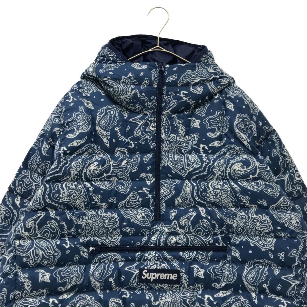 SUPREME (シュプリーム) 22AW Micro Down Half Zip Hooded Pullover