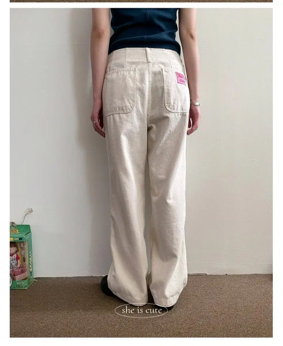 Sheiscute ワーク パンツ 1 サイズ アイボリー