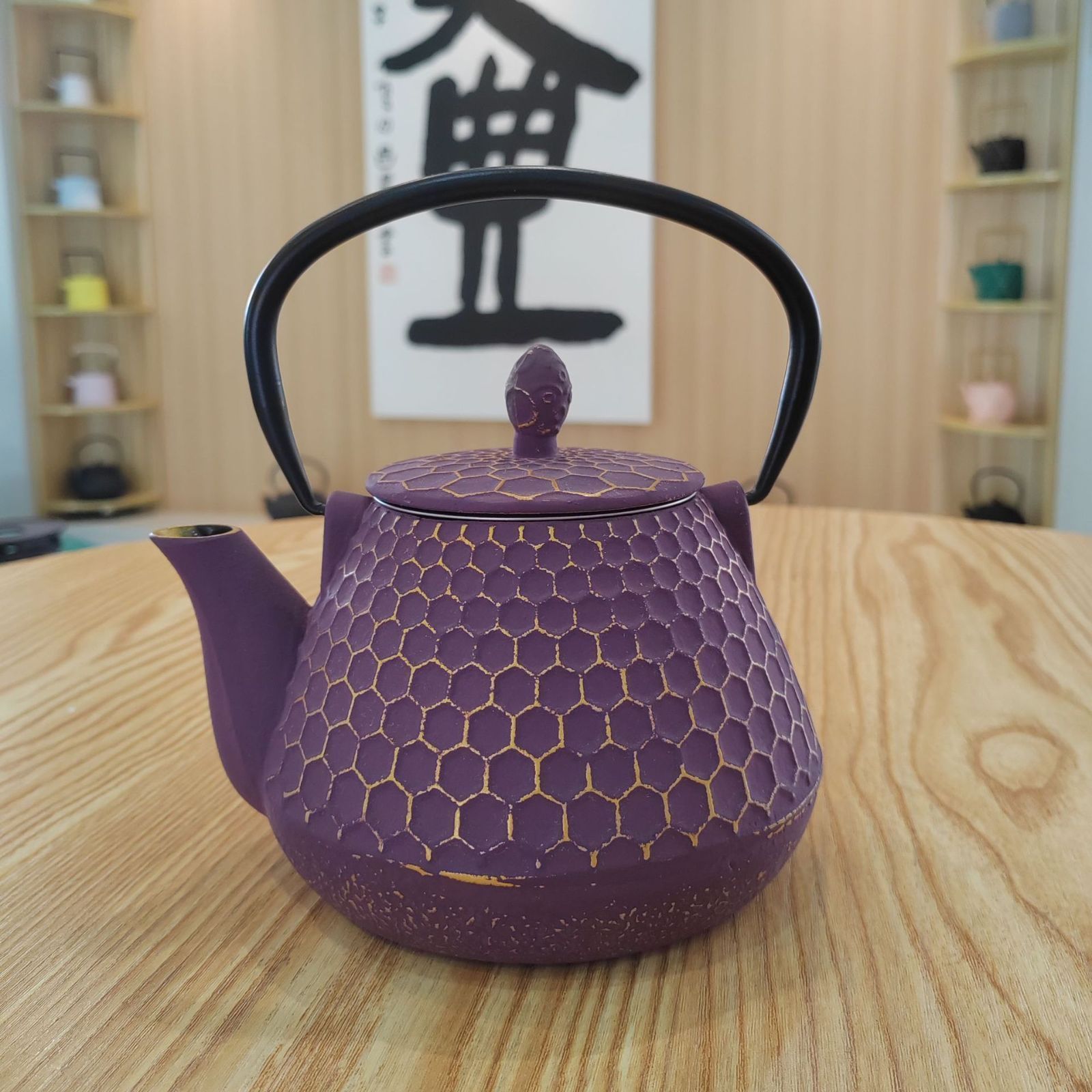 新しいデザイン 鉄瓶 鉄器 急須 ih対応 直火可 鉄やかん 鉄分