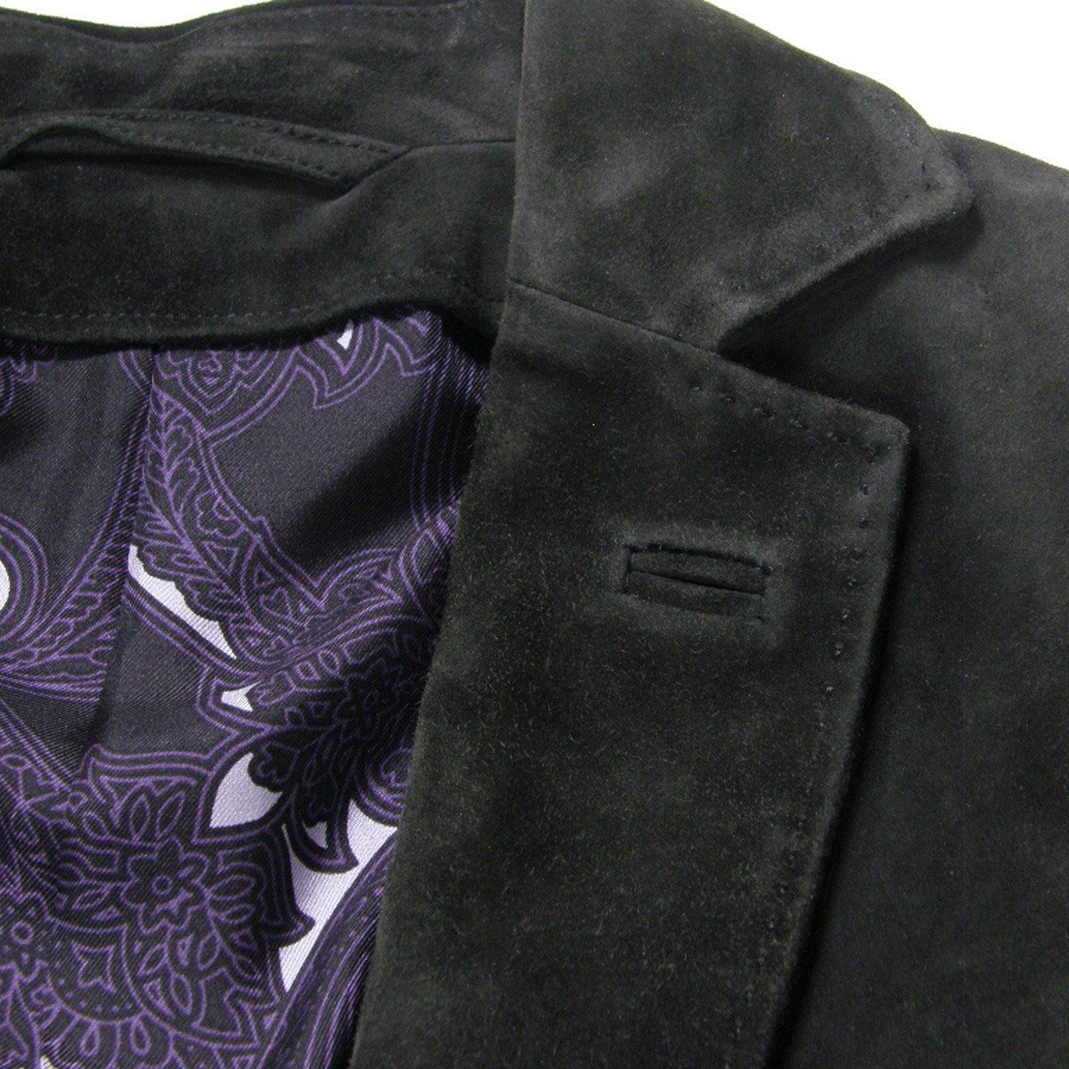 ブリオーニ　Brioni カーフレザー　スエード　テーラードジャケット 50. ブリオーニ Brioni カーフレザー スエード テーラードジャケット