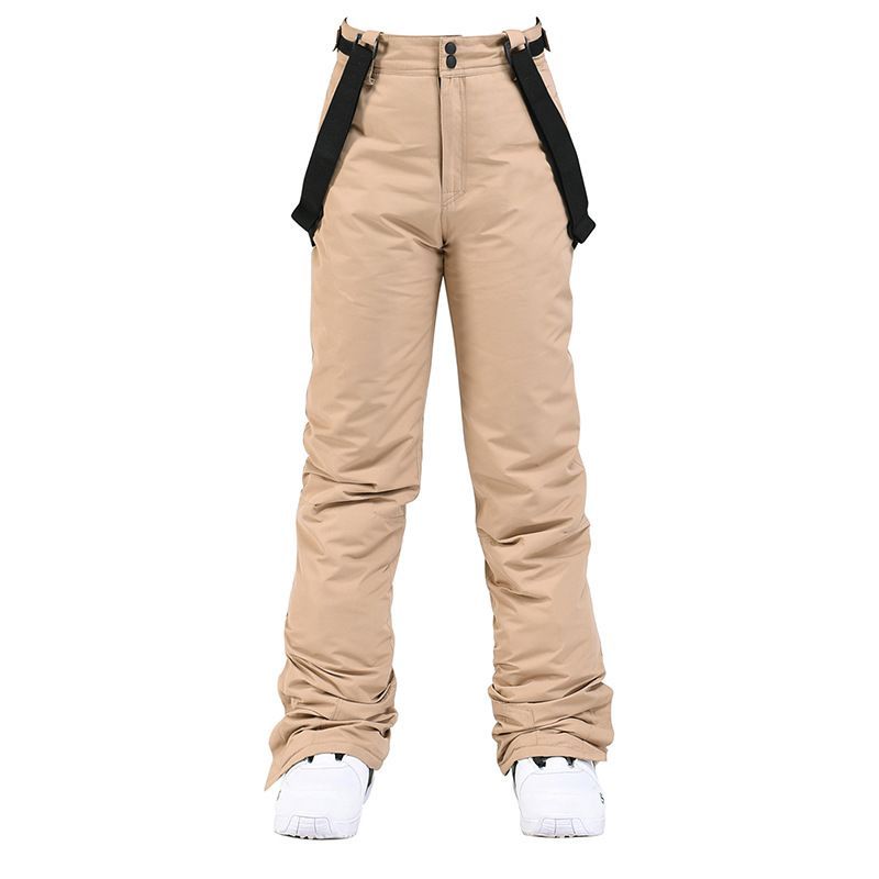 スキーウェア パンツ メンズ レディース XS-3XL 撥水加工 ベージュ