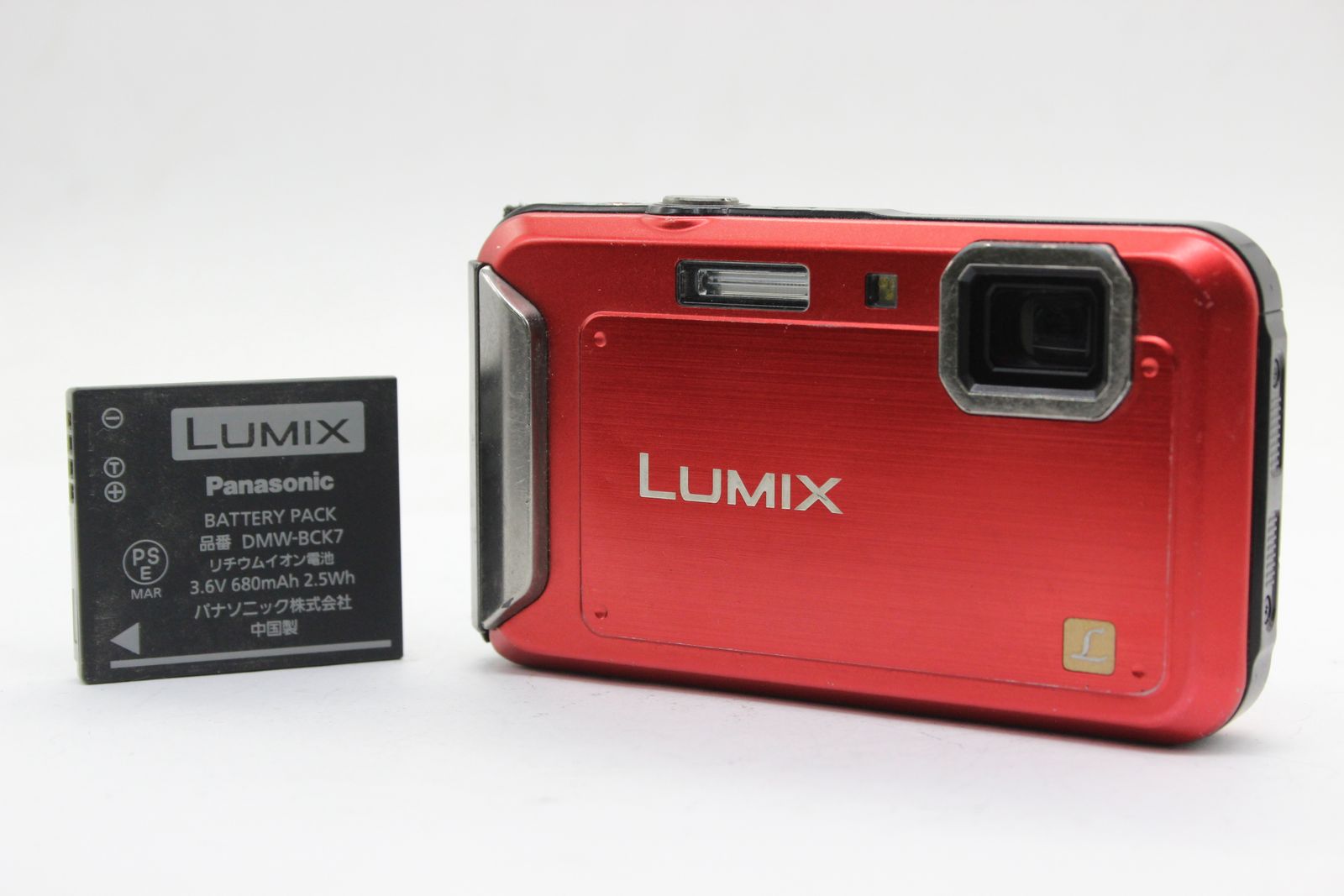 返品保証】 パナソニック Panasonic LUMIX DMC-FT20 レッド