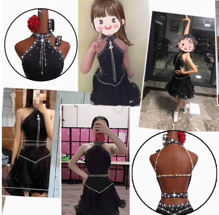 ラテンドレス ラテンワンピース ダンス衣装 ベルト付 オーダーメイド ラテンドレス ラテンワンピース ダンス衣装 ベルベットオーダー