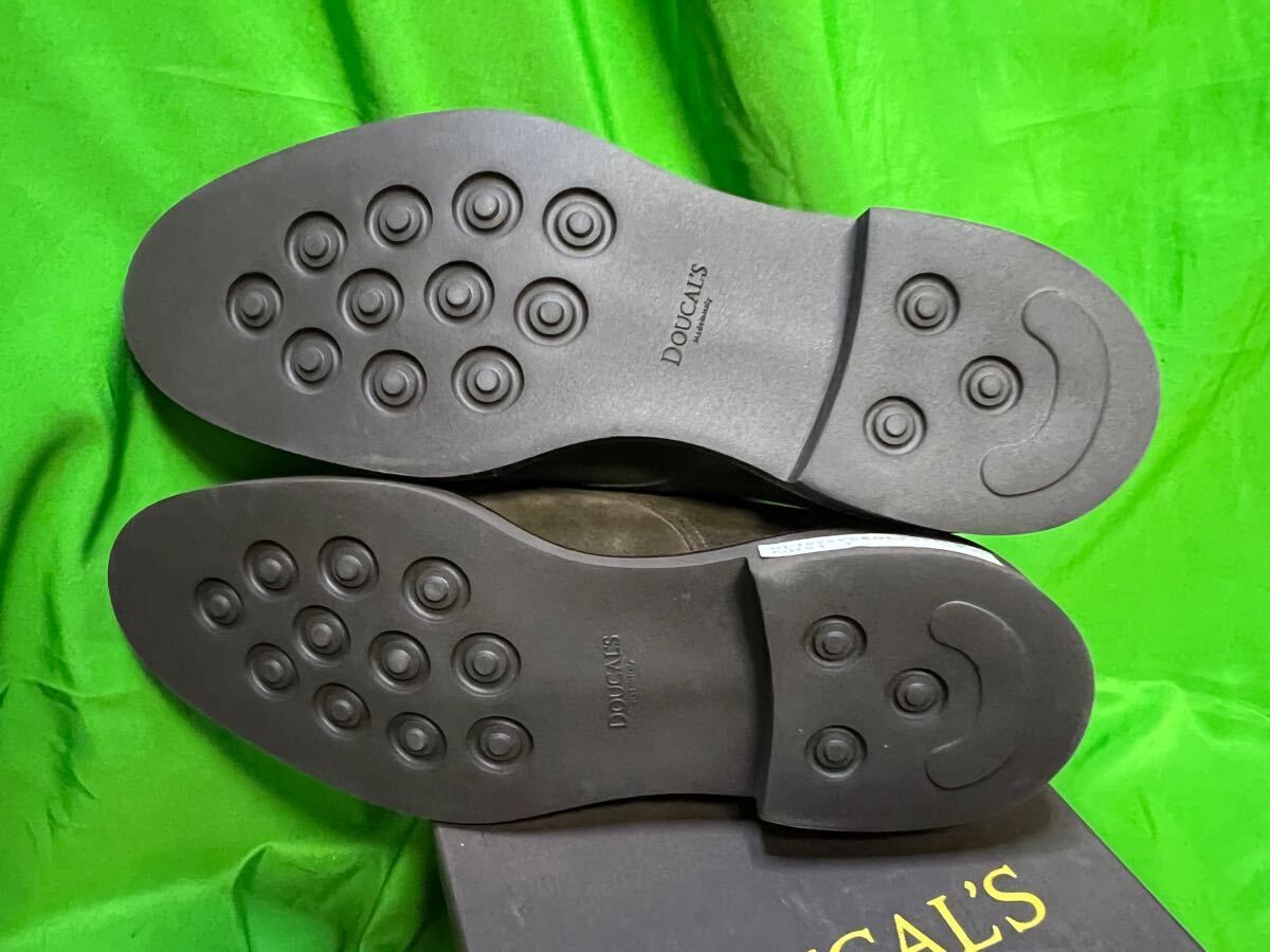 デュカルス DOUCALS スエード ダブルモンク シューズ サイズ42 ＠y