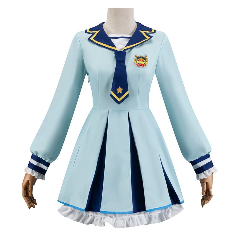 コスプレ ドレス 虹野夢 アイカツ 夏服 JK制服 セーラー服風