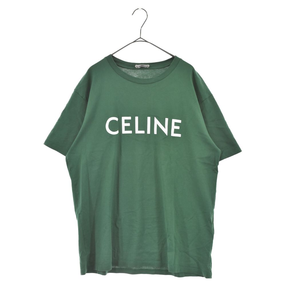CELINE (セリーヌ) ルーズTシャツ / コットンジャージー ロゴ 半袖T ...