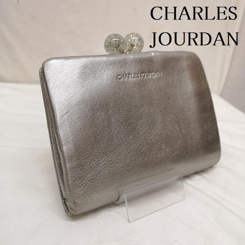 CHARLES JOURDAN シャルルジョルダン 財布 二つ折り キャンディー 口金 がま口 二つ折り 財布 - メルカリ