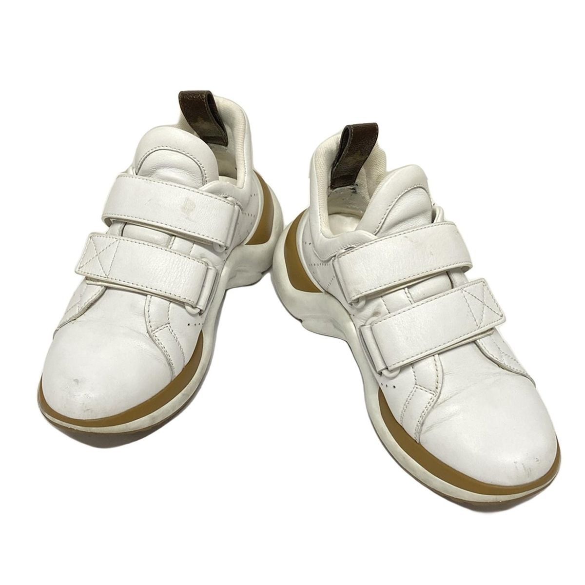 Louis Vuitton スニーカー ホワイト/ブラウン Louis Vuitton スニーカー ホワイト/ダークブラウン
