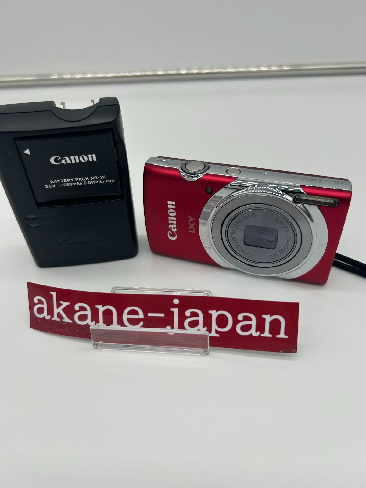 Canon IXY レッド コンパクトデジタルカメラ#31 - メルカリ