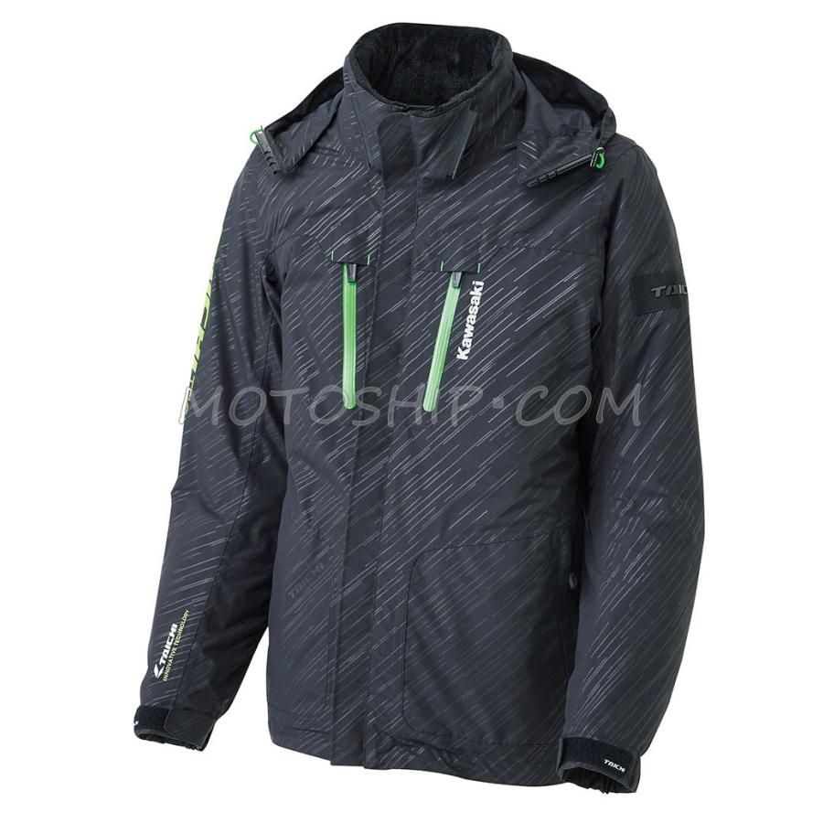 ★KawasakiカワサキモトレックウインターパーカーLサイズ未使用品★値下げ カワサキ純正/秋冬ウェア モトレックウインター・パーカー(ブラック