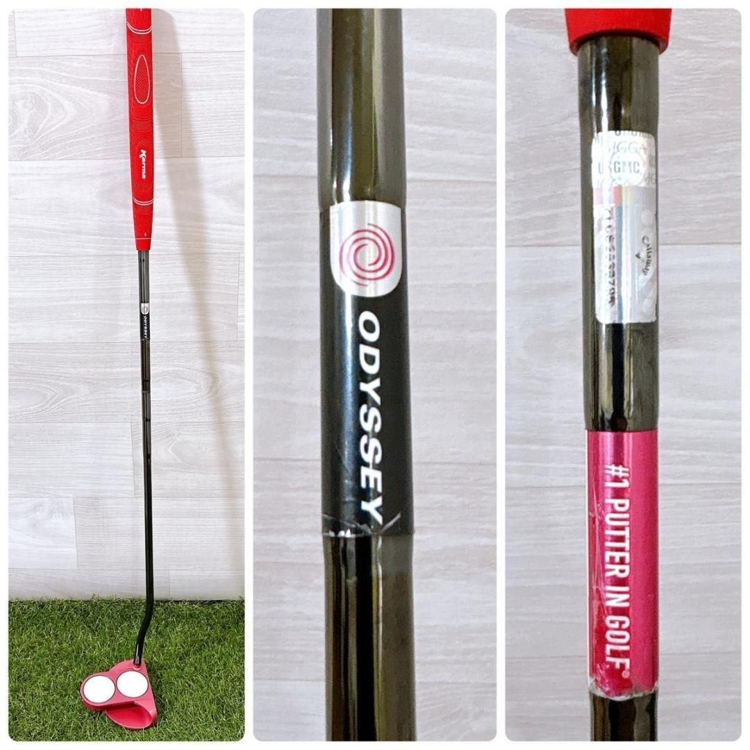ODYSSEY O-WORKS PINK 2-BALL オデッセイ パター 32 楽天ビック｜オデッセイ｜ODYSSEY パター オー・ワークス ピンク 2