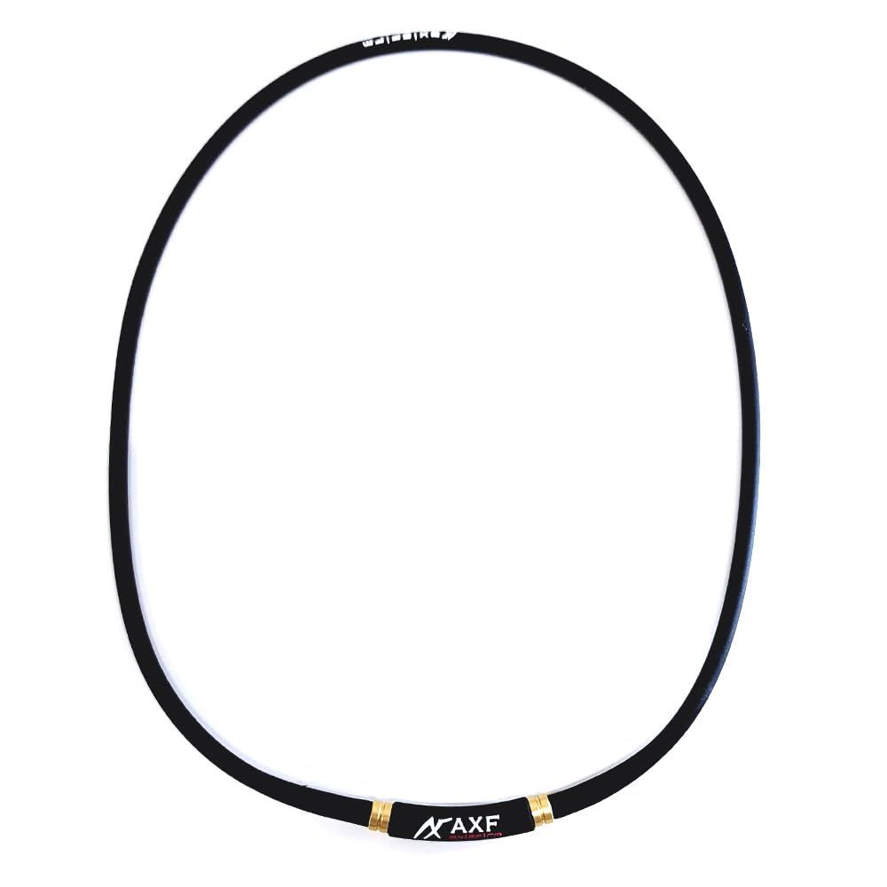 AXF ネックレス アクセフ AXF900 GOLD Lサイズ（51cm） アスリート RG92 温泉効果 リカバリー シリコン リラックス [Lサイズ（51cm）]