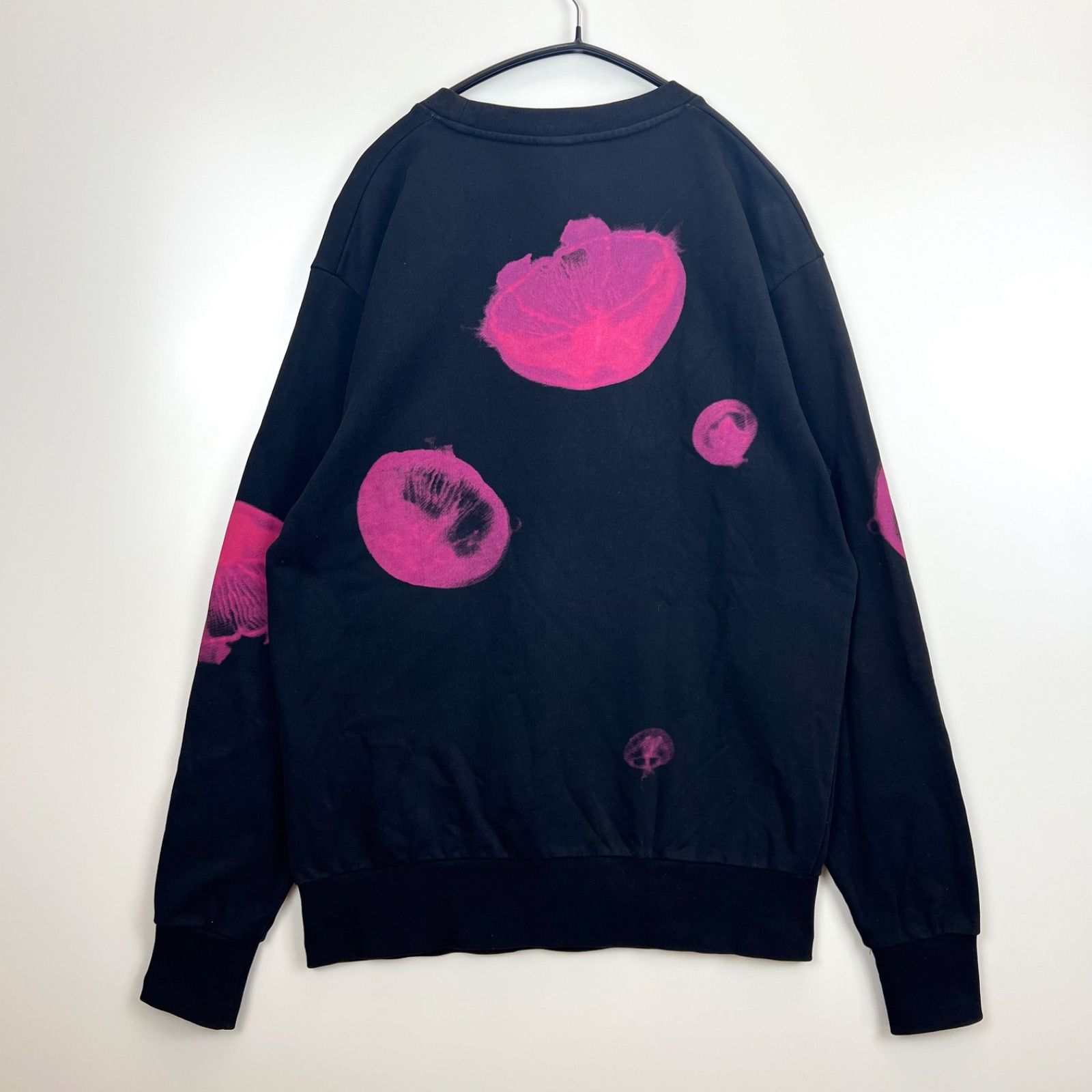 OAKLEY Pink Jellyfish Print Sweatshirt L black graphic オークリー