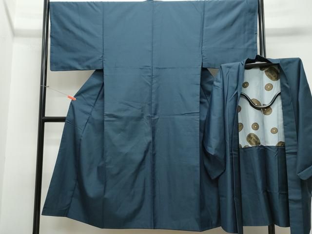 平和屋着物●男性 紬 アンサンブル 100亀甲 正絹 CAAT6824vf