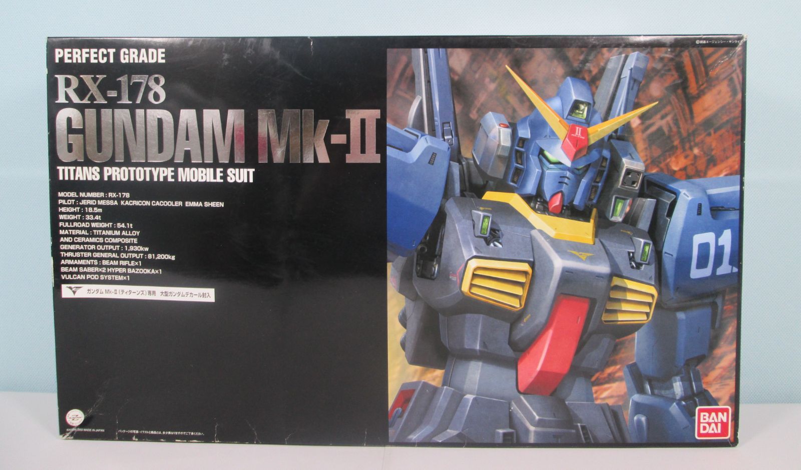 大清水42-11-0924sw RX-178 ガンダム MK-II PG 1 60 ティターンズ プラモデル