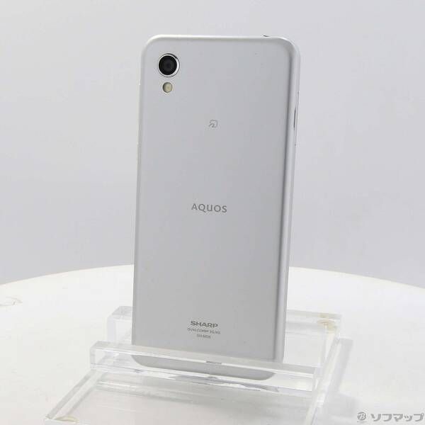 中古品〕 AQUOS sense2 32GB ホワイトシルバー SH-M08 SIMフリー