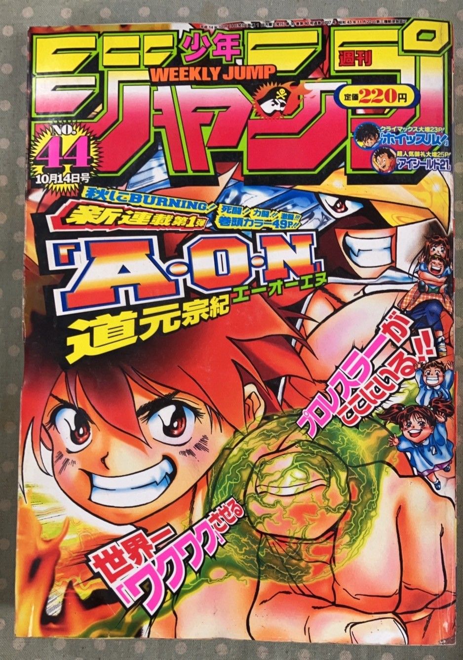 週刊少年ジャンプ 2002年10月14日 No.44 表紙：A・O・N C291-1-16