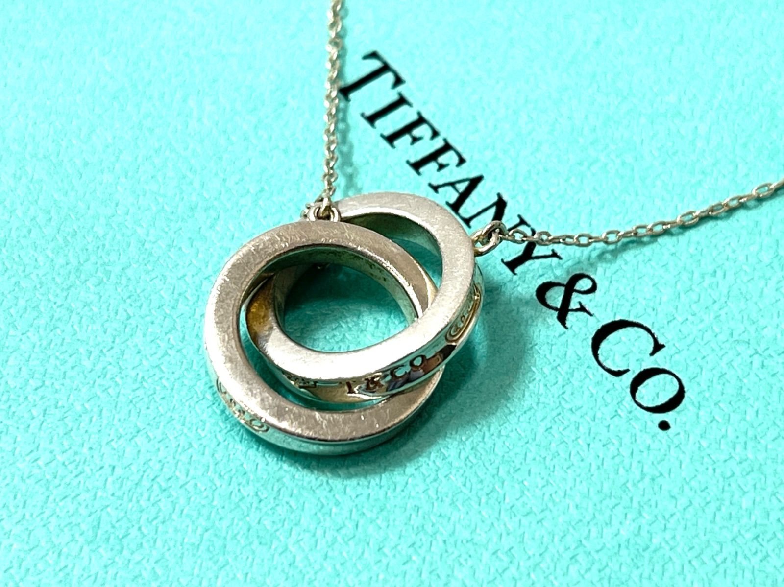 Tiffany 1837 ダブルリング ネックレス Ag925 Tiffany 1837 ダブルリング ネックレス Ag925