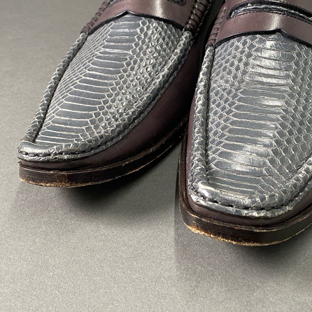 DOLCE&GABBANA ドルチェ＆ガッバーナ パイソン ローファー